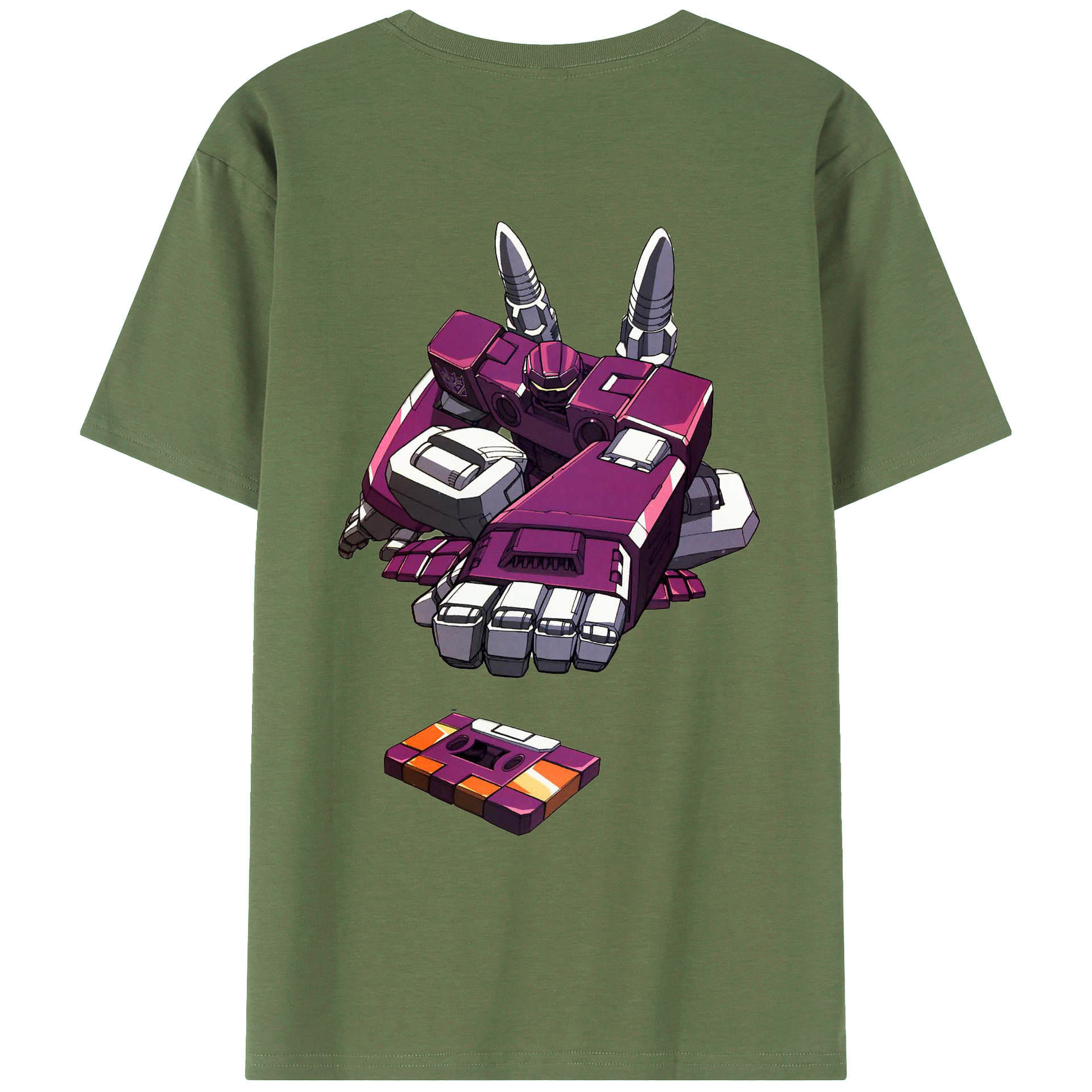 （画像用）  綿100％ メンズ半袖Tシャツ（バックプリント） 通気性